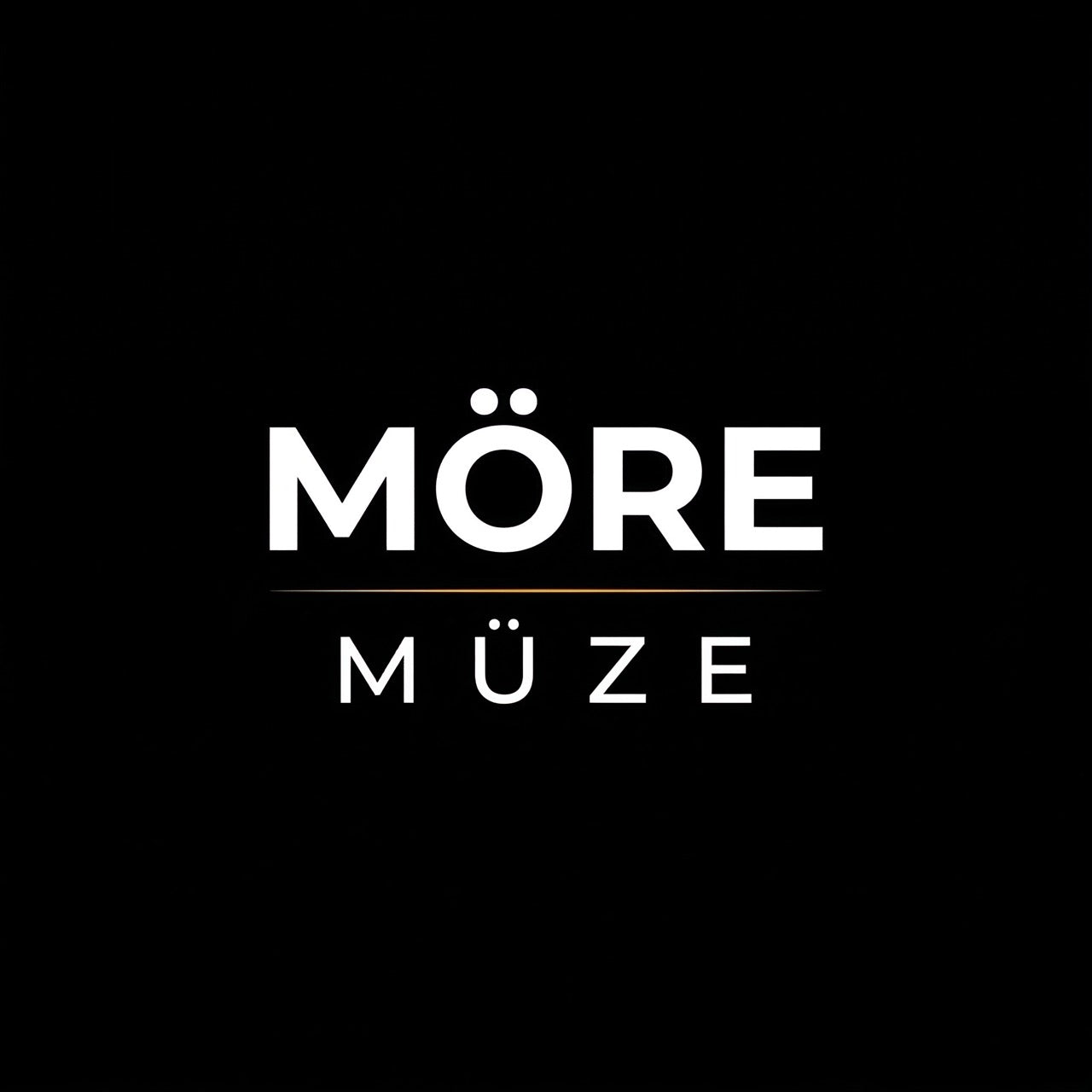Logo of Möre Muze on a black background